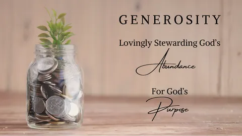 Cover art for the Generosity sermon series